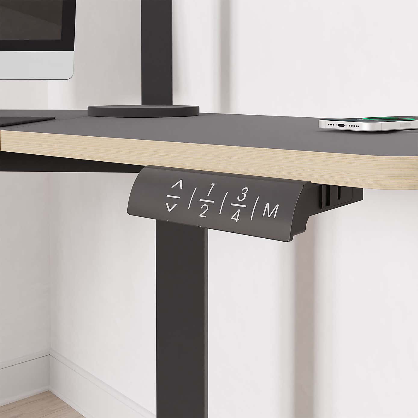 Gino Corner Height Adjustable Desk
