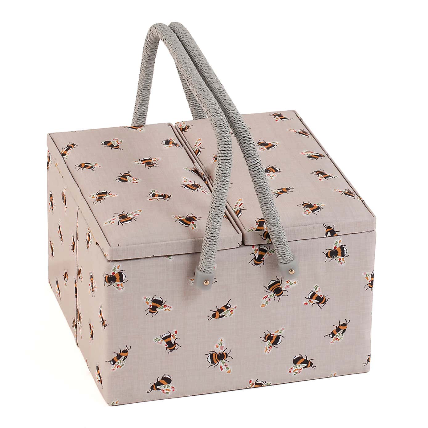 Hobby Gift Bee Large TwinLid Sewing Basket