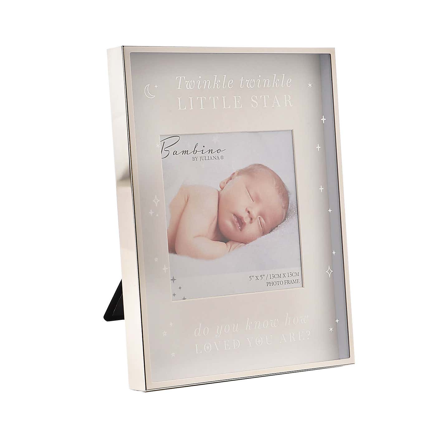 Bambino Metal Plated Twinkle Twinkle Photo Frame