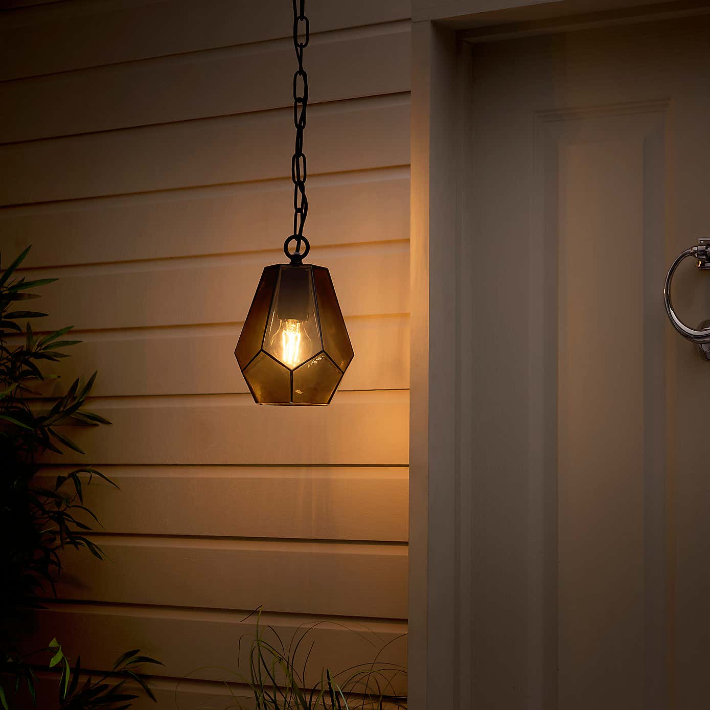 Hartnell Art Deco Adjustable Outdoor Pendant Light