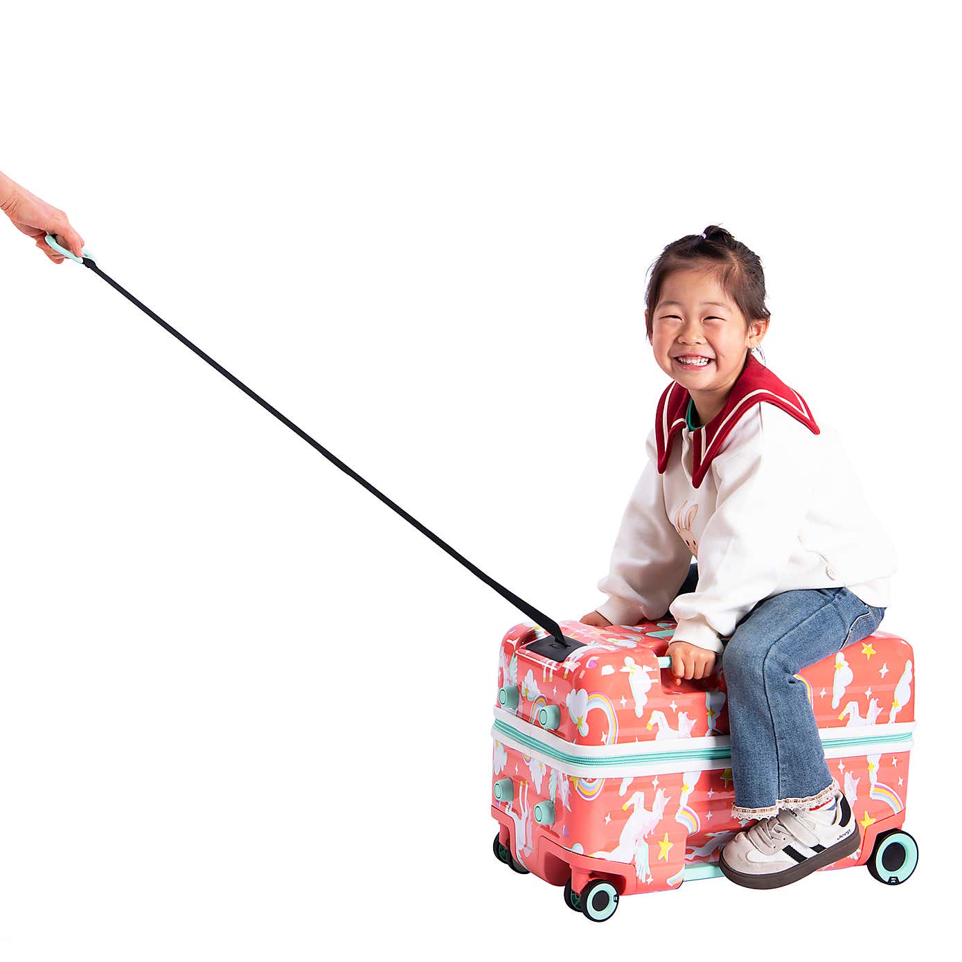 IT Luggage Trunkryder Unicorns Kids Ride On Suitcase