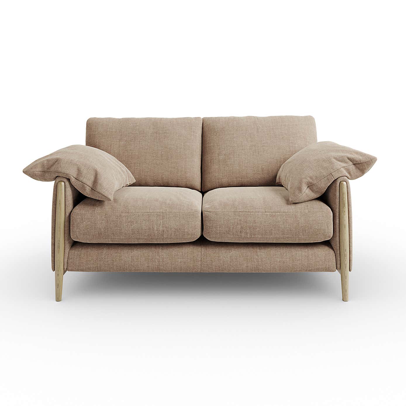Hector Tonal Plush Chenille 2 Seater Sofa