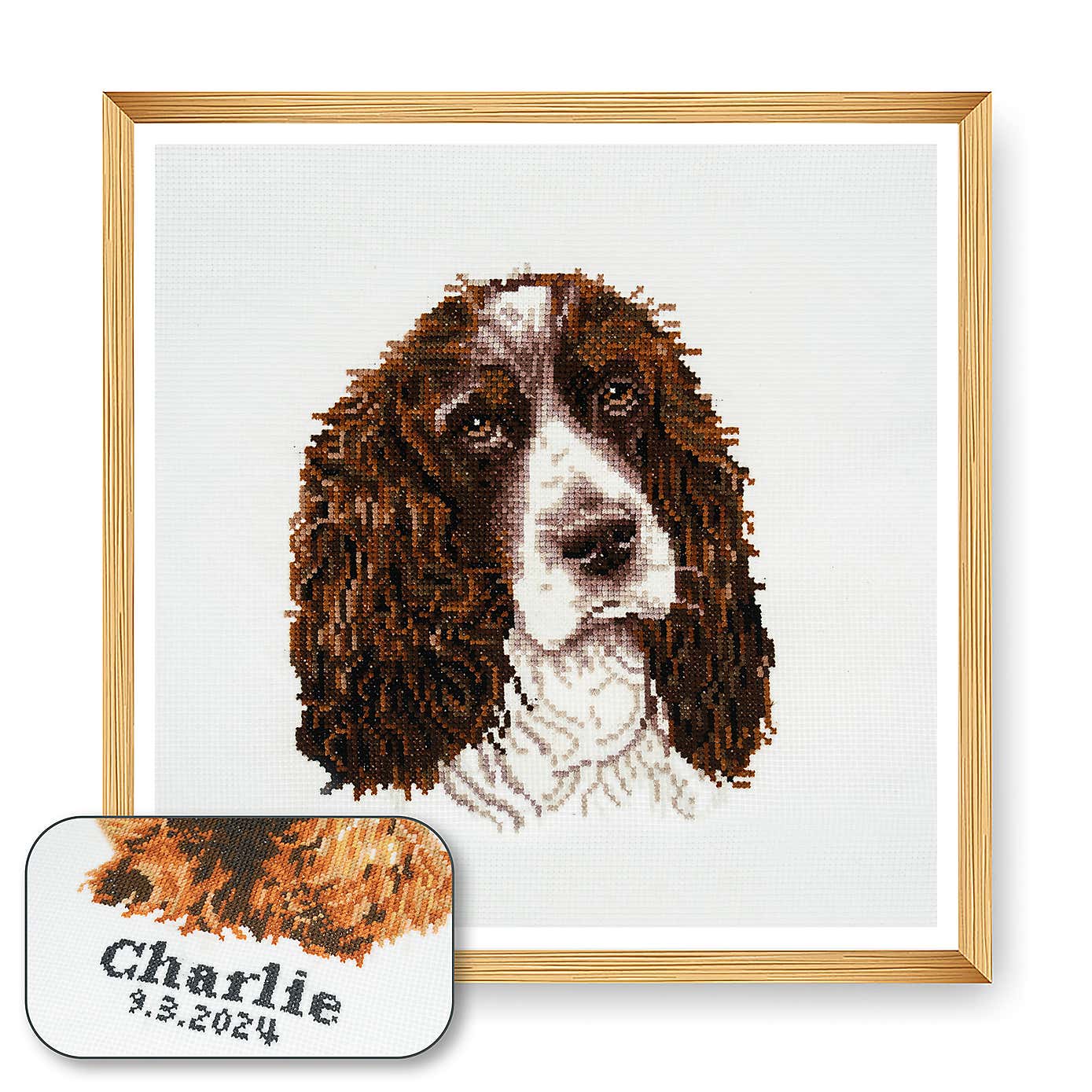 Cross Stitch Springer Spaniel