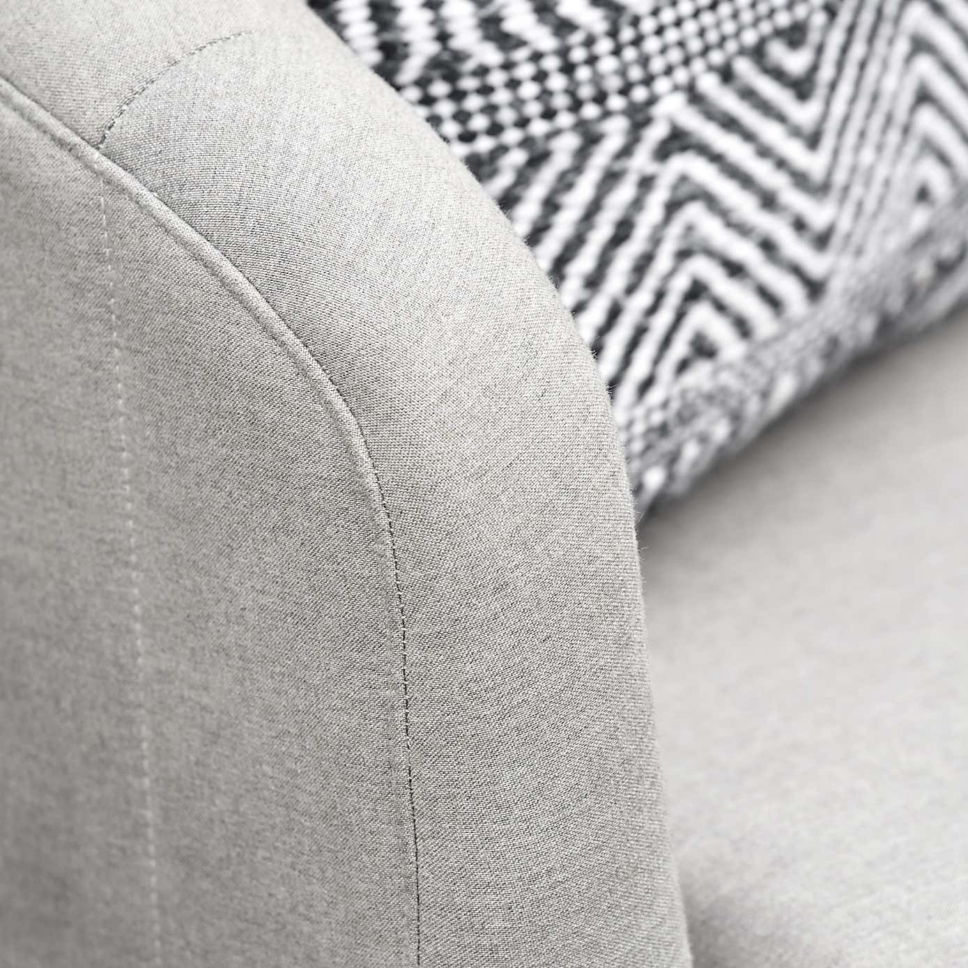 Pacific Lifestyle Nevada Putty Small Outdoor Corner Seating Set with Coffee Table and Footstools