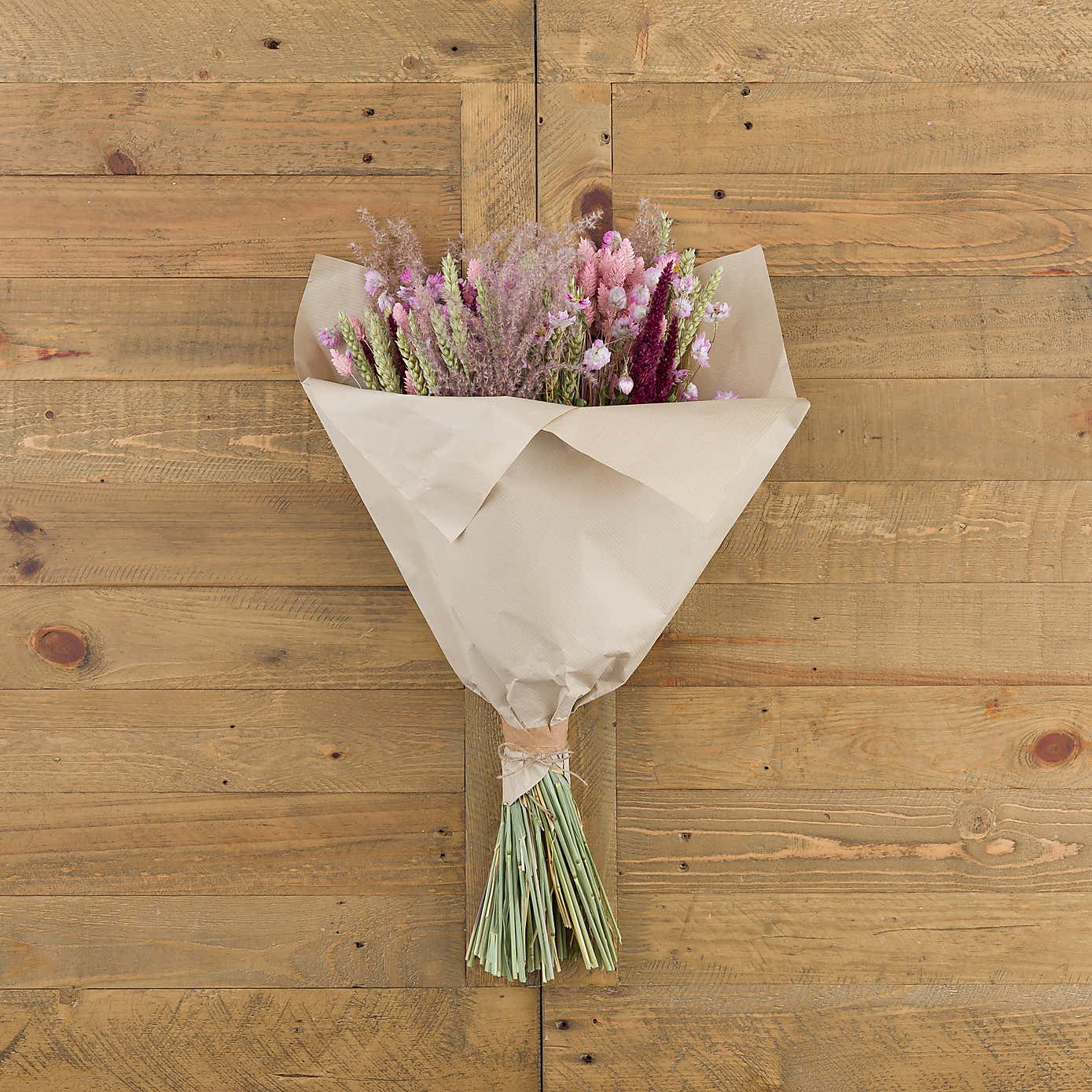 Dried Pink Phalaris Bouquet