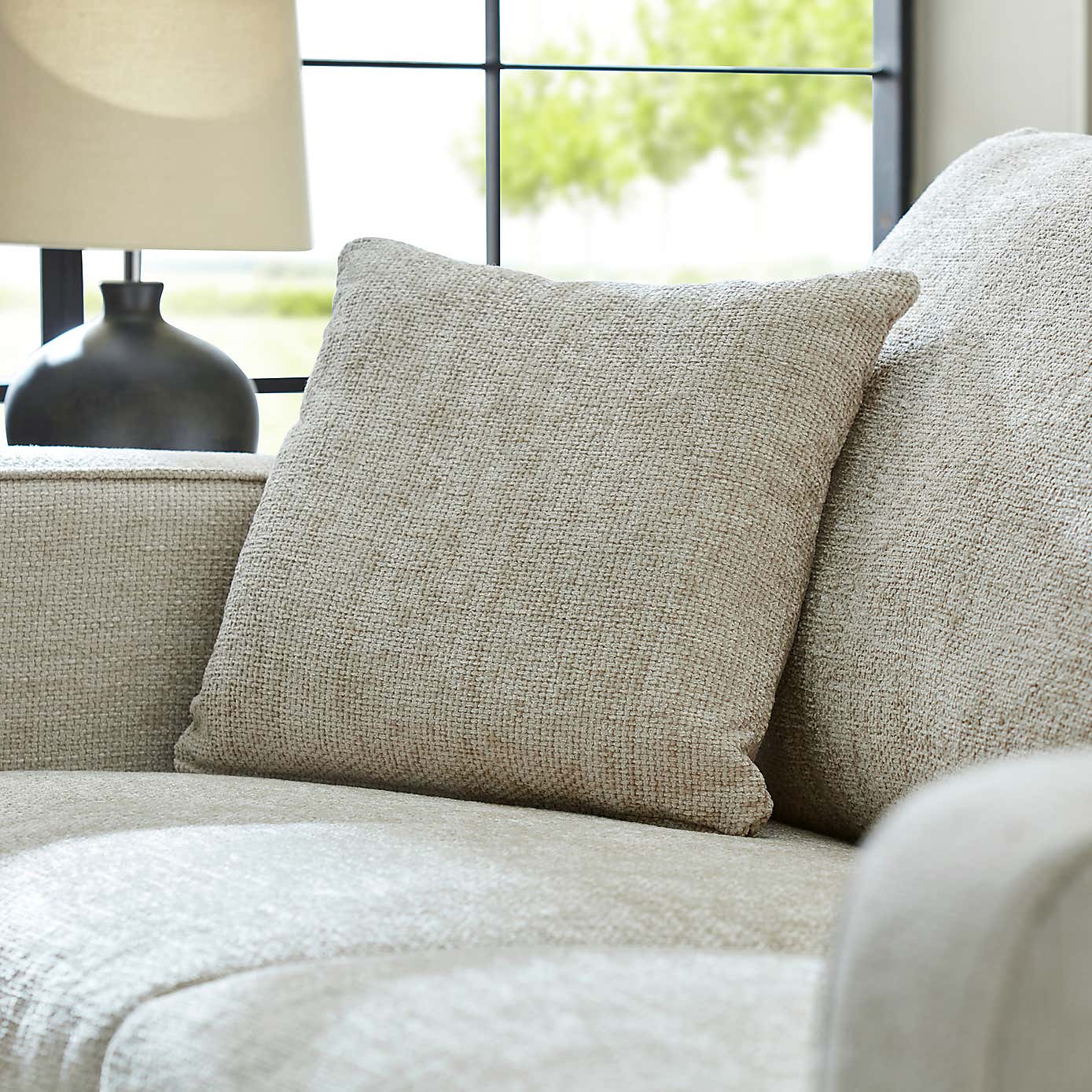 Carson Chunky Chenille 4 Seater Sofa