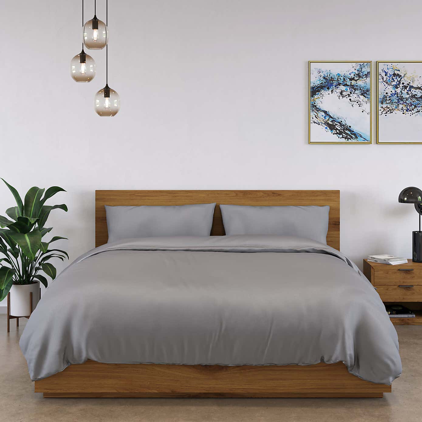 Panda Bamboo Duvet Cover & Pillowcase Set