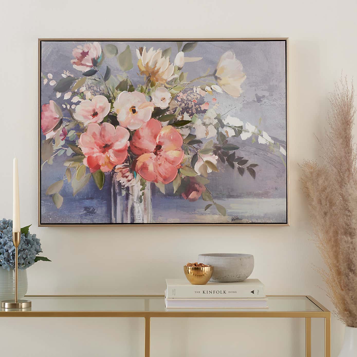Watercolour Floral Canvas 60x80cm