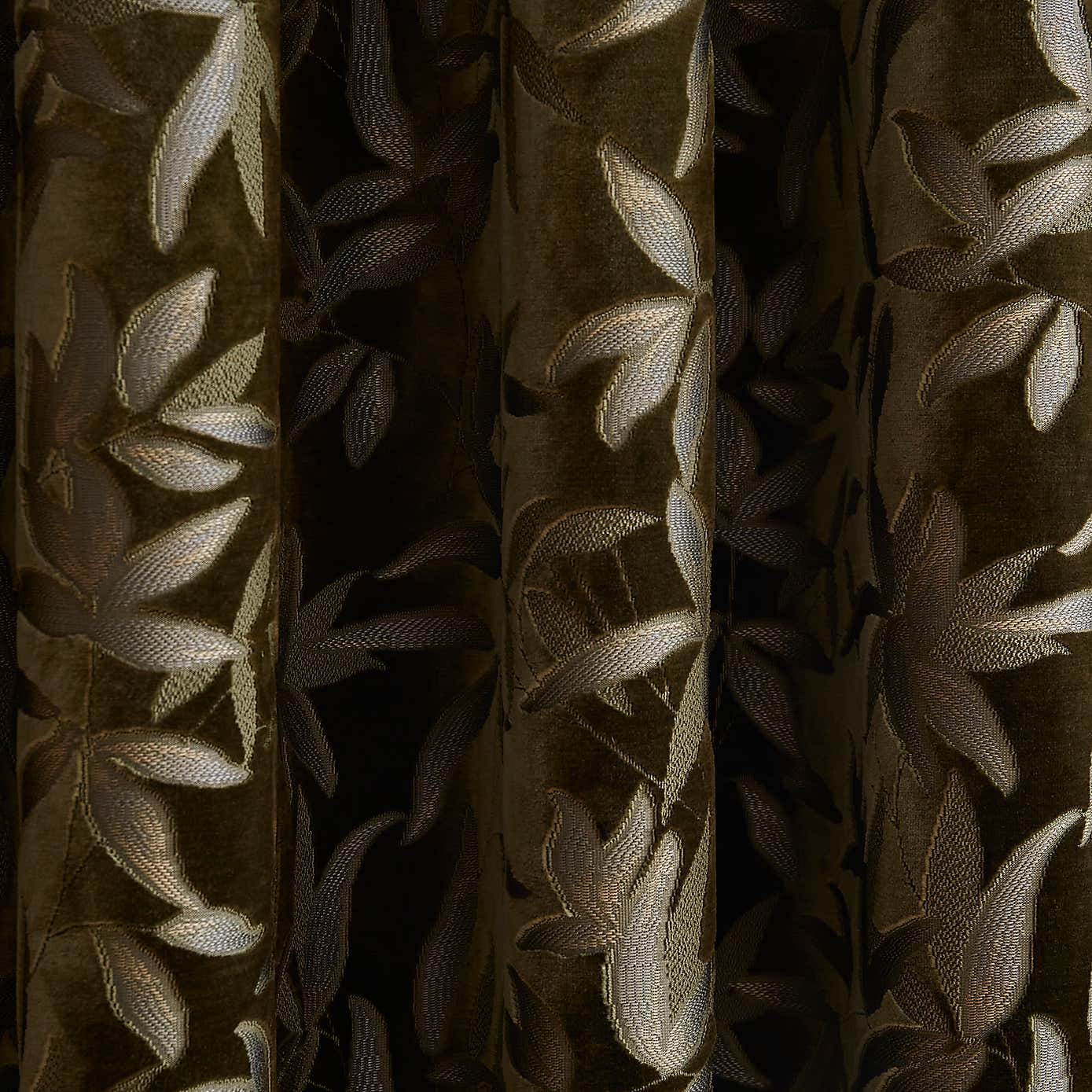 Asami Cut Velvet Eyelet Curtains
