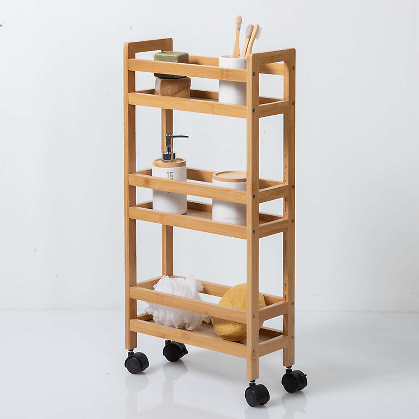 Bamboo Kitchen Trolley