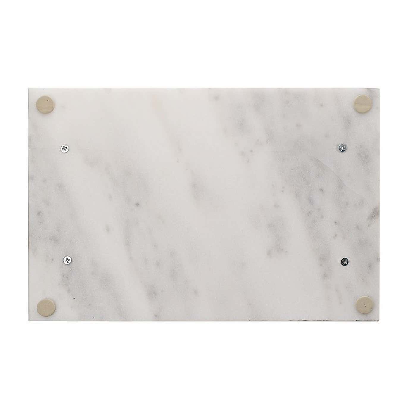 Hestia Marble Tray with Metal Handles