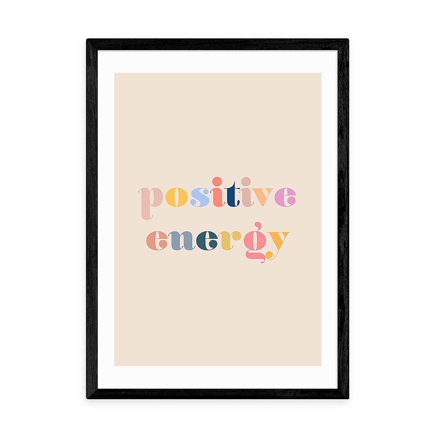 East End Prints Positive Energy Print