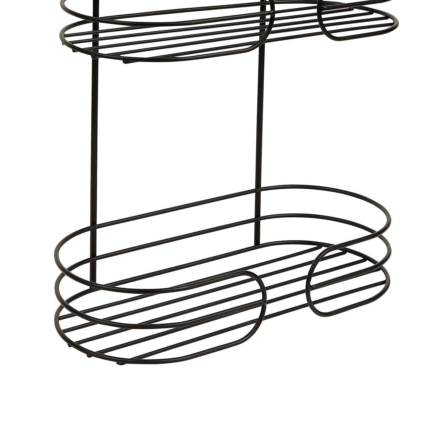 Bathroom Basics Two Tier Over Door Caddy