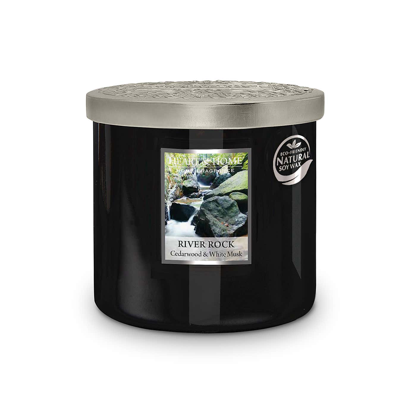 Heart and Home Ellipse River Rock Multi Wick Candle
