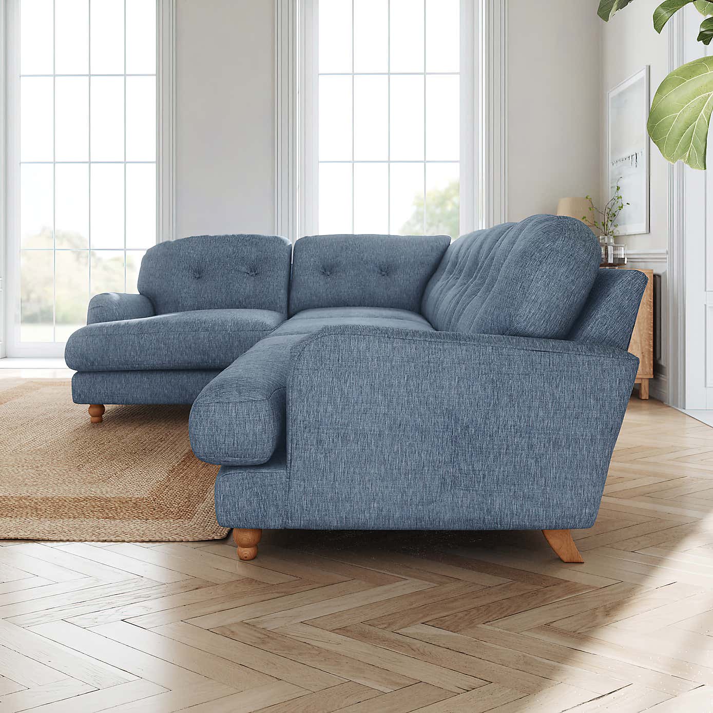 Slub Faux Linen Fabric Sample