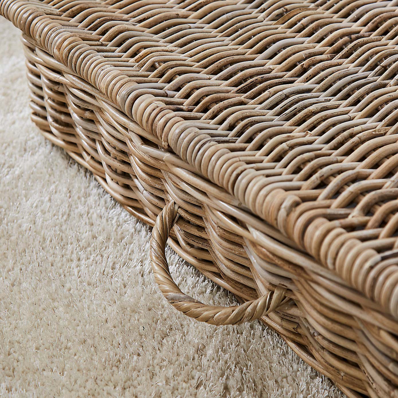 Churchgate Rattan Underbed Storage Basket