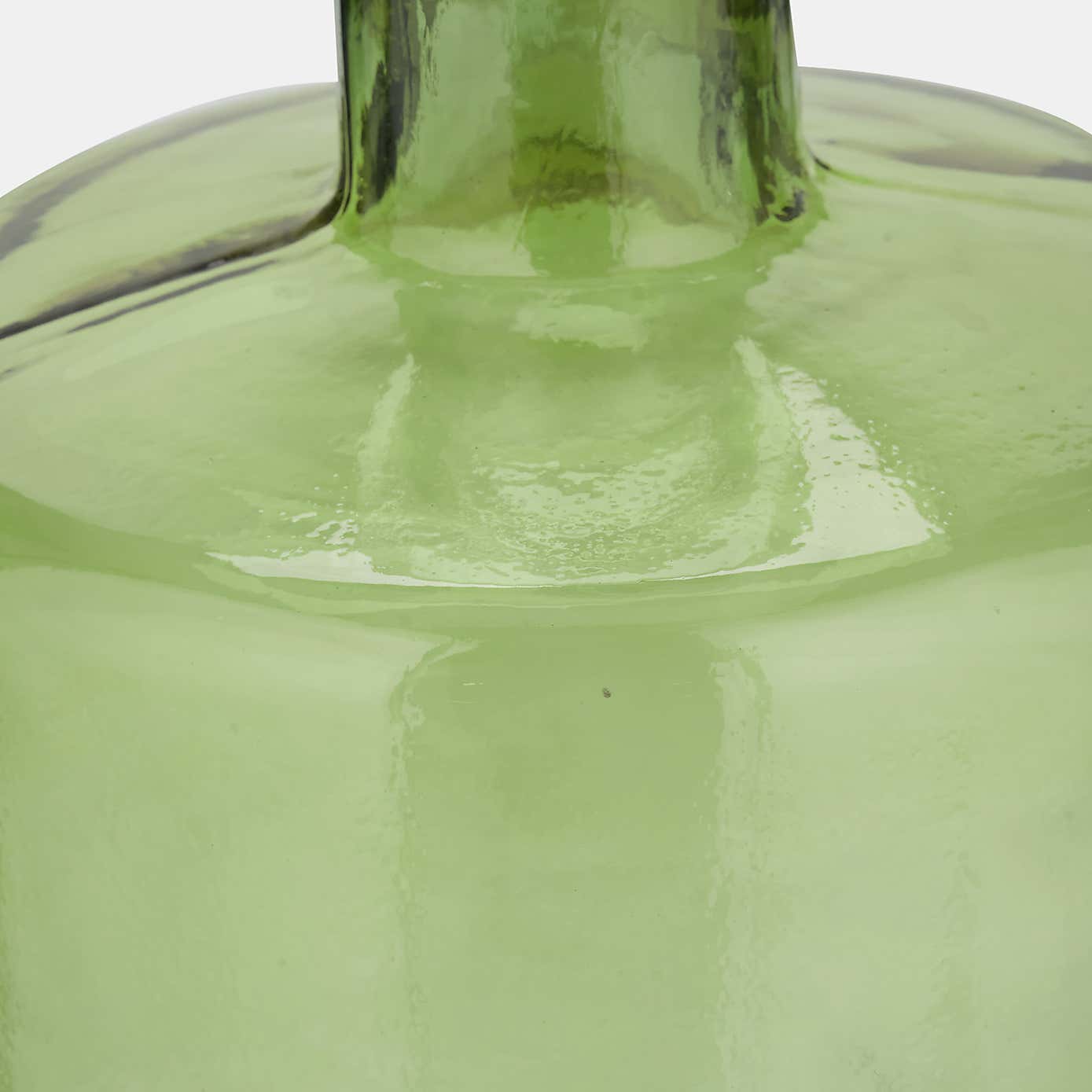 Tall Recycled Glass Bottle Vase