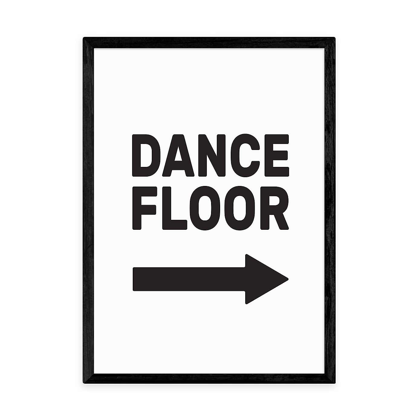 East End Prints Dancefloor Framed Print