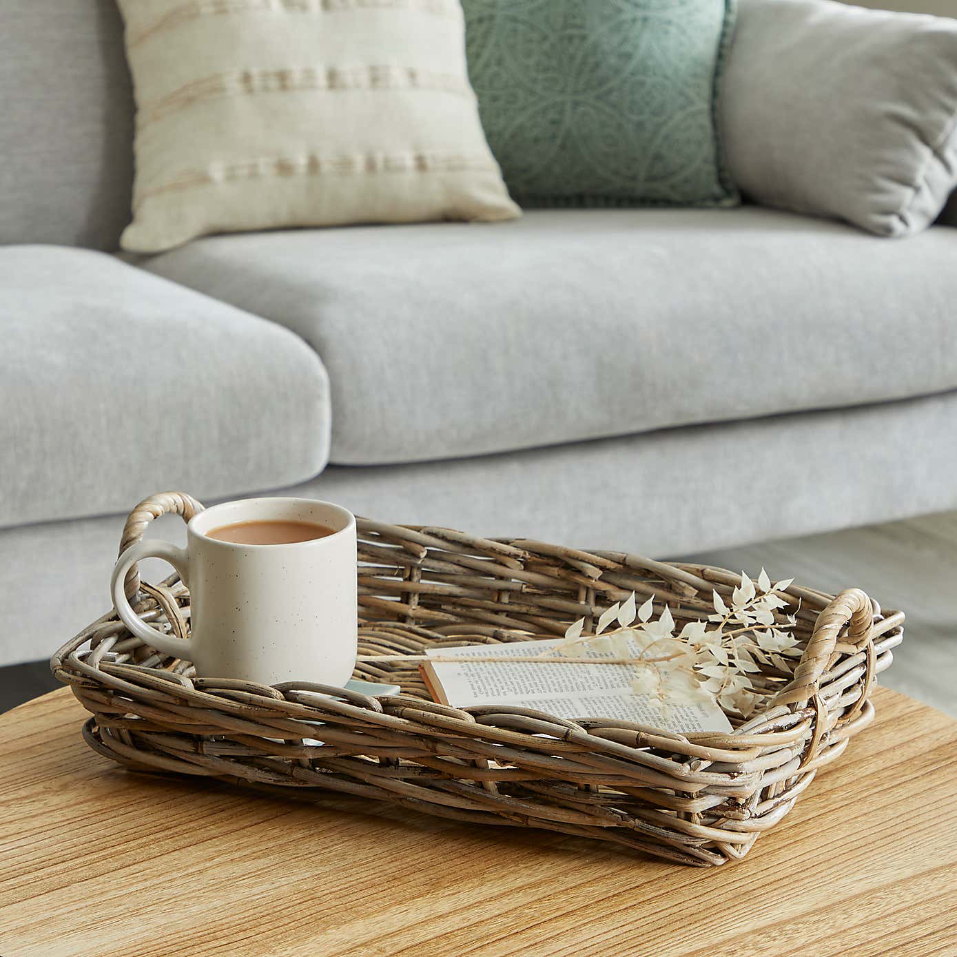 Churchgate Rattan Tray