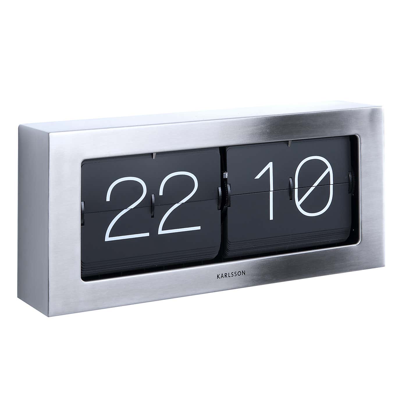 Karlsson XL Boxed Flip Mantel Clock