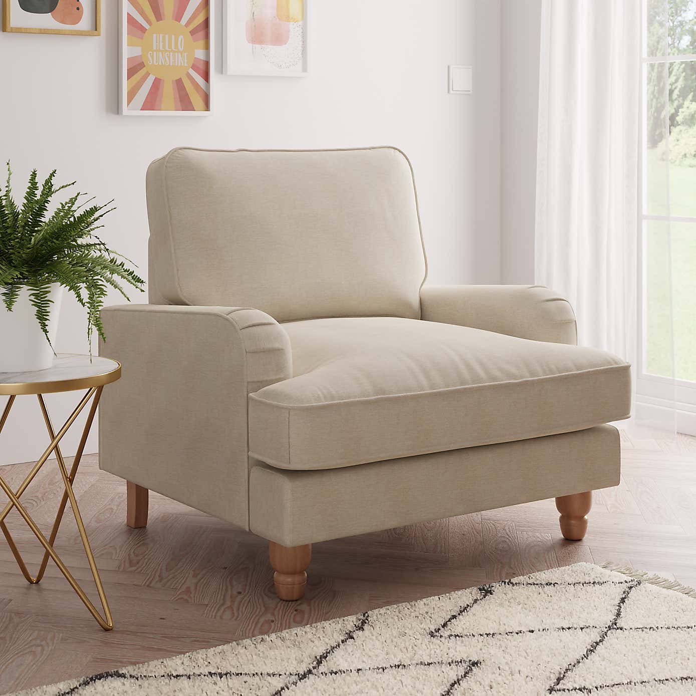 Beatrice Fabric Armchair