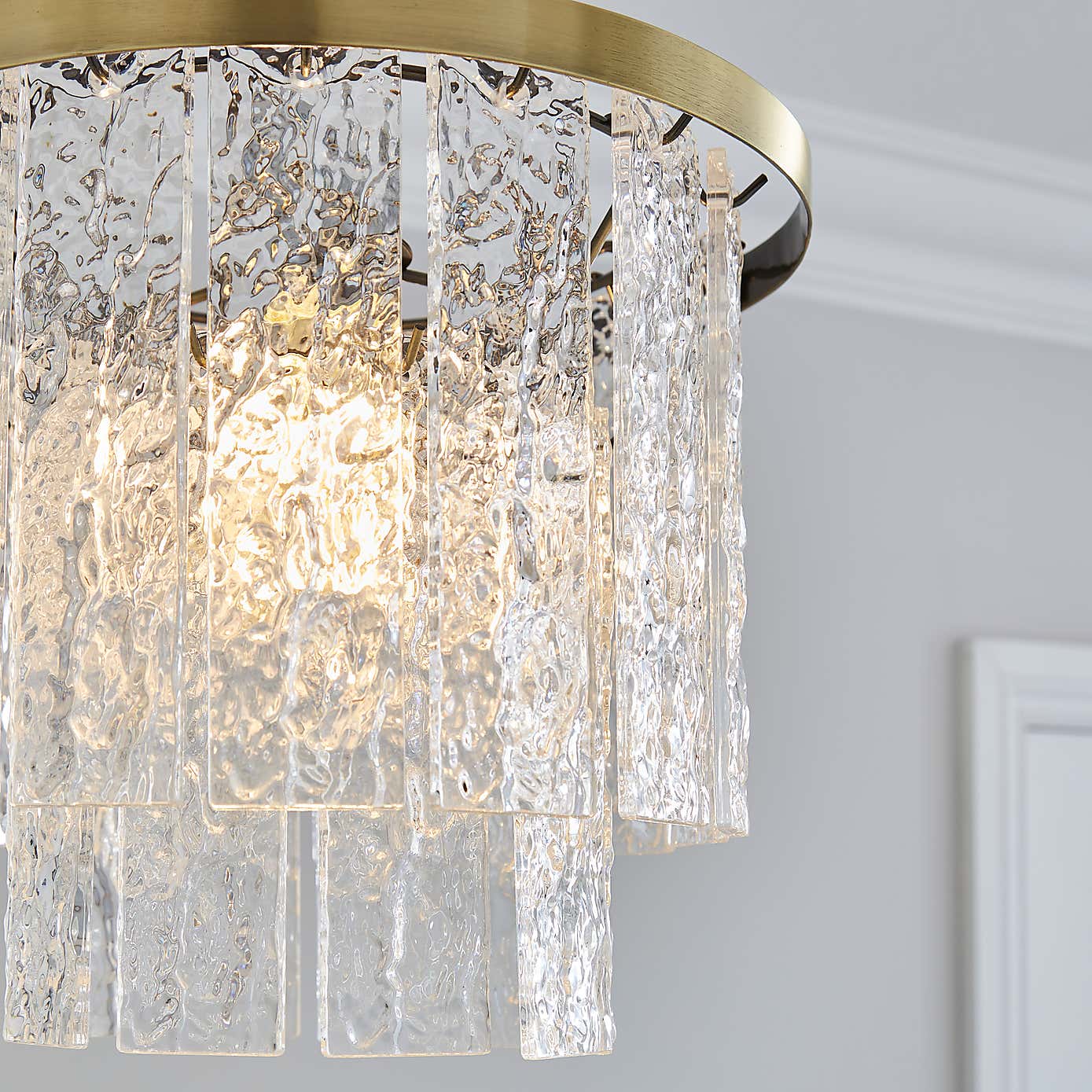 Gianna Acrylic 2 Tier Easy Fit Pendant Shade