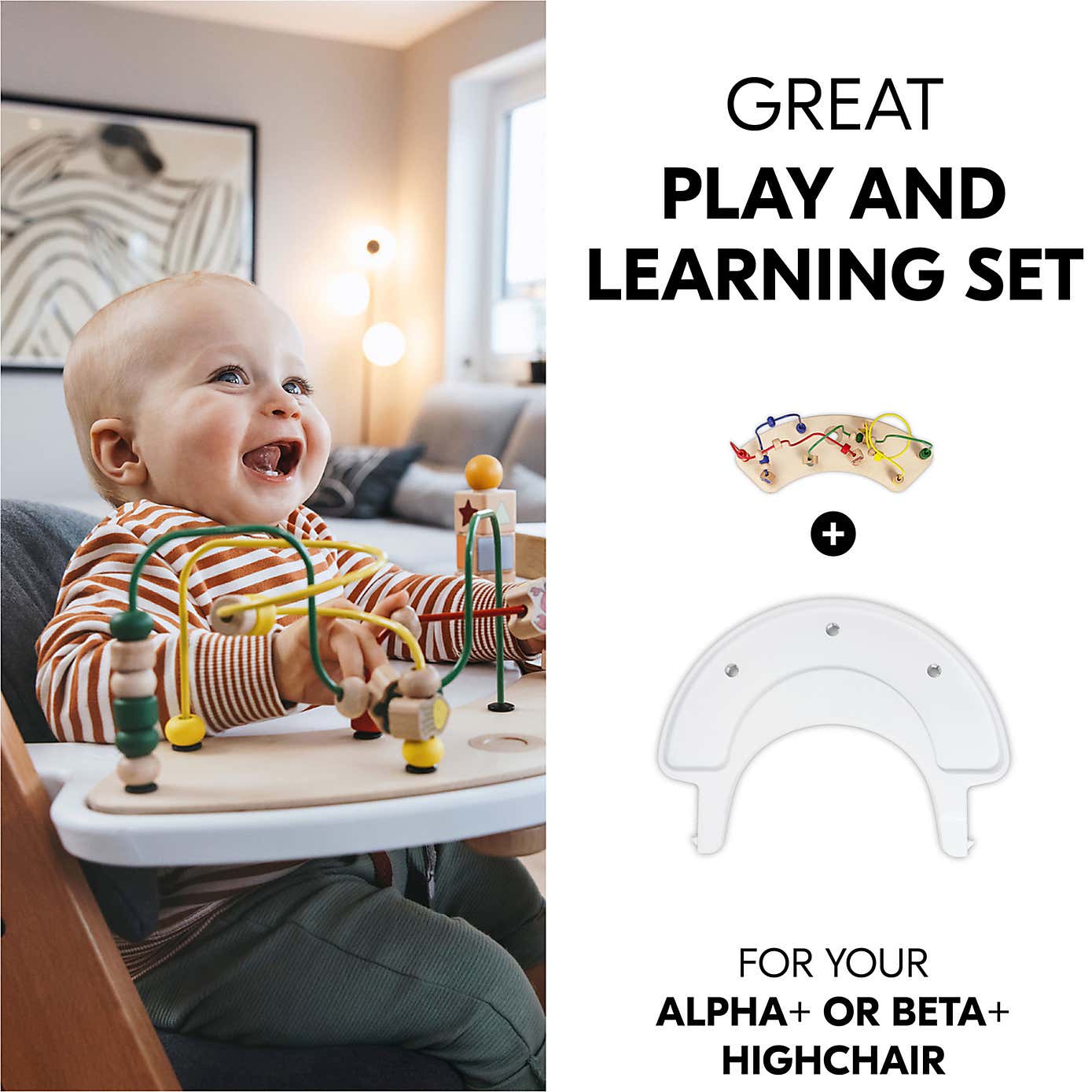 Hauck Alpha Play Tray with Moving Set