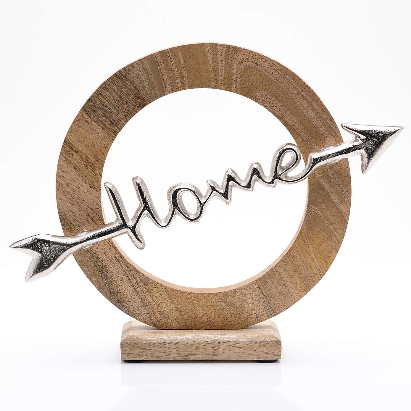 Hestia Home Arrow Wood and Metal Ornament