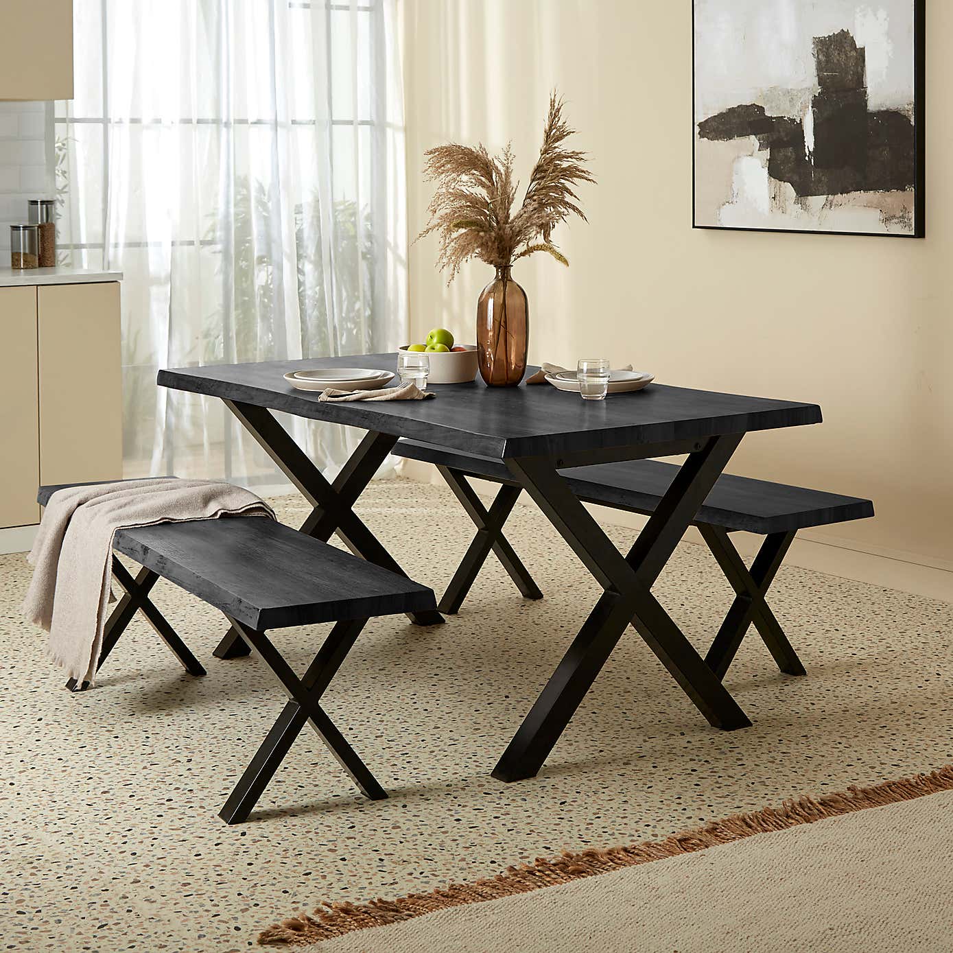 Ezra Dining Bench Set