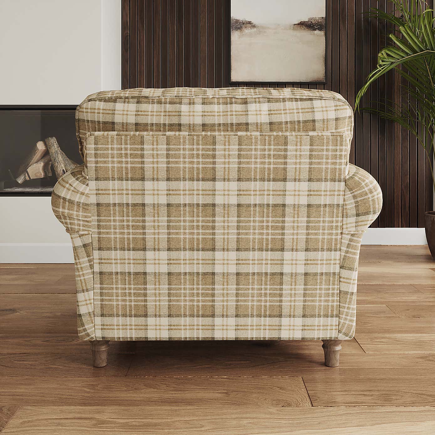 Flori Orkney Armchair, Check Pattern
