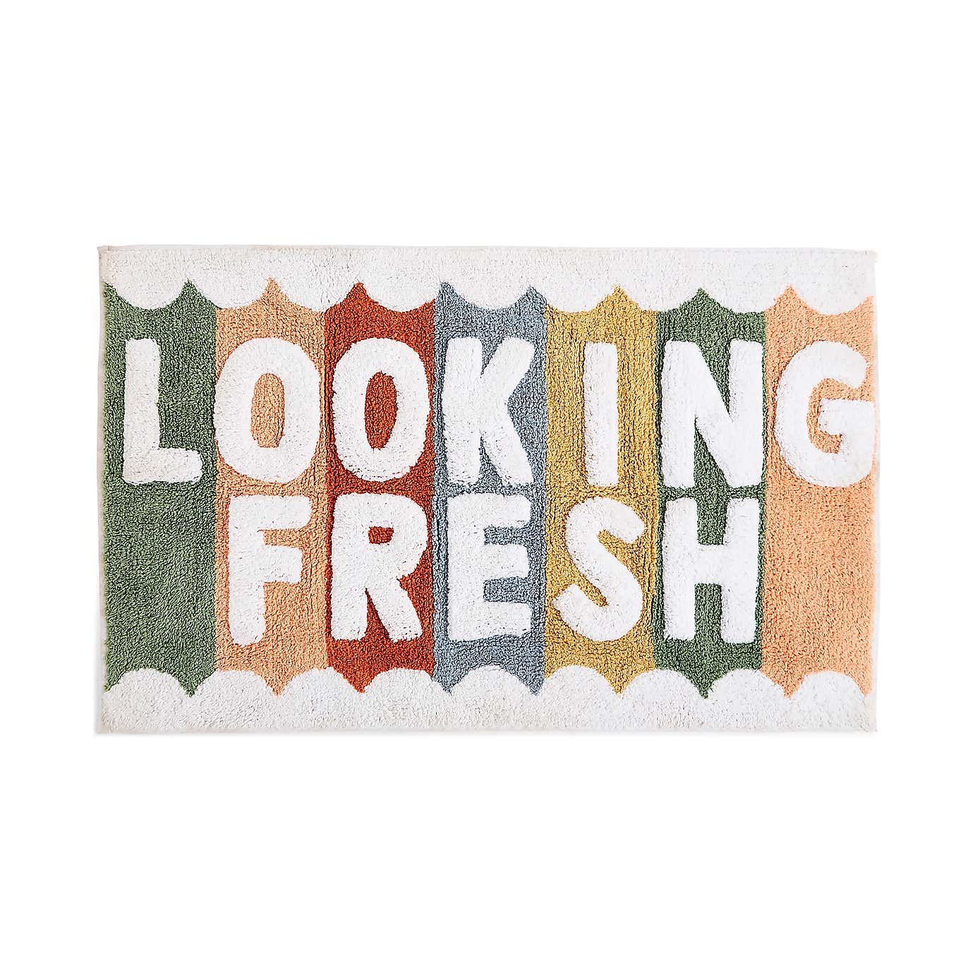Heart and Soul Slogan Bath Mat