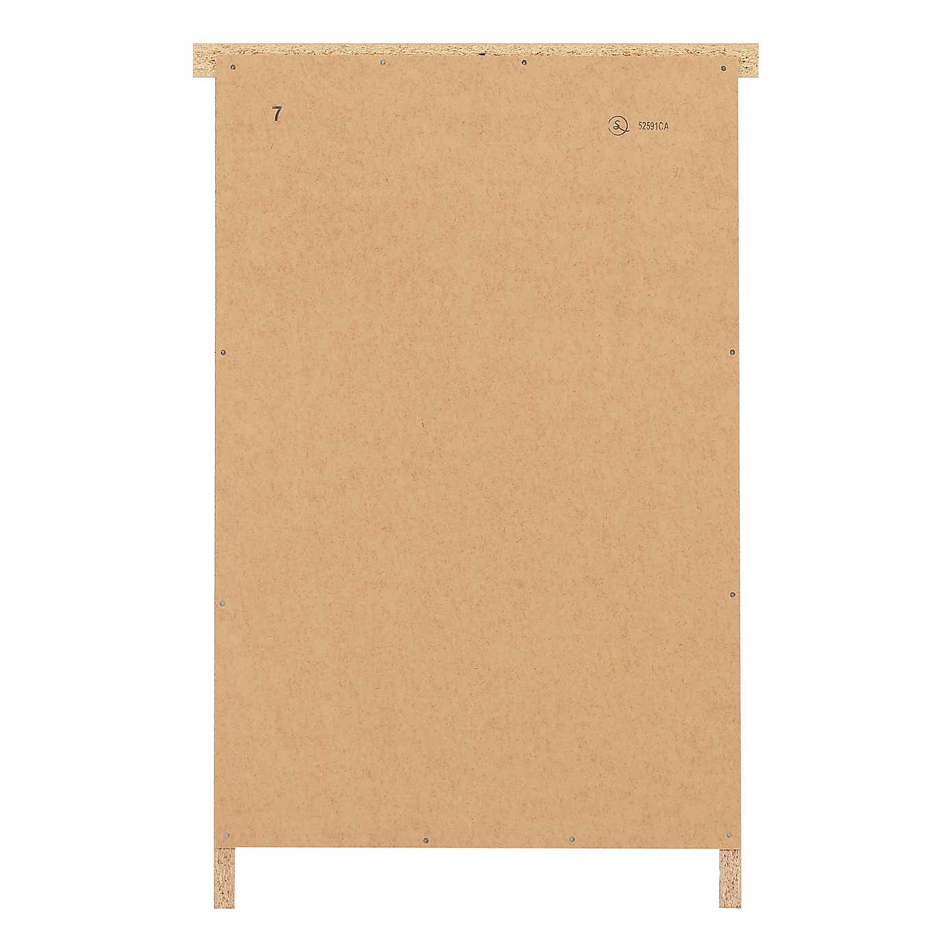 Nevada 2 Drawer Bedside Table