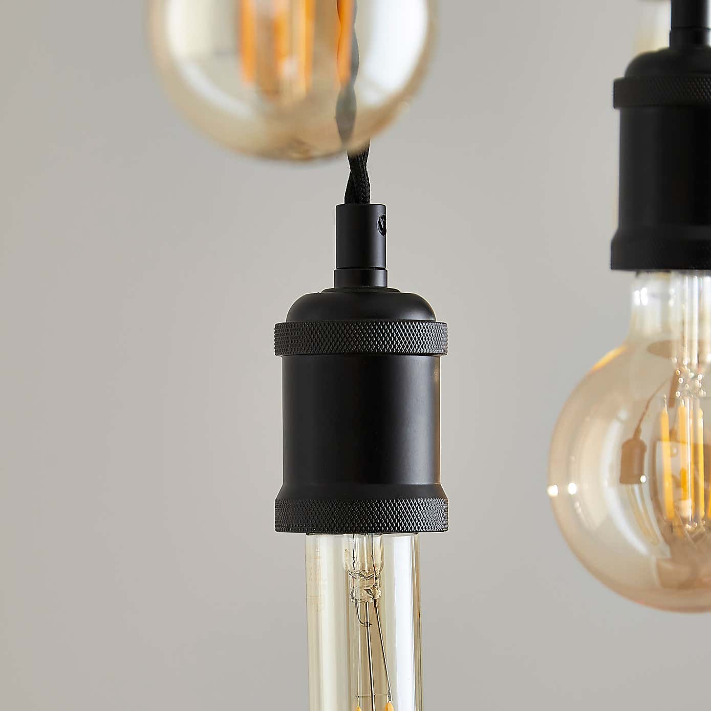 Keates Industrial 5 Light Dimmable Ceiling Light