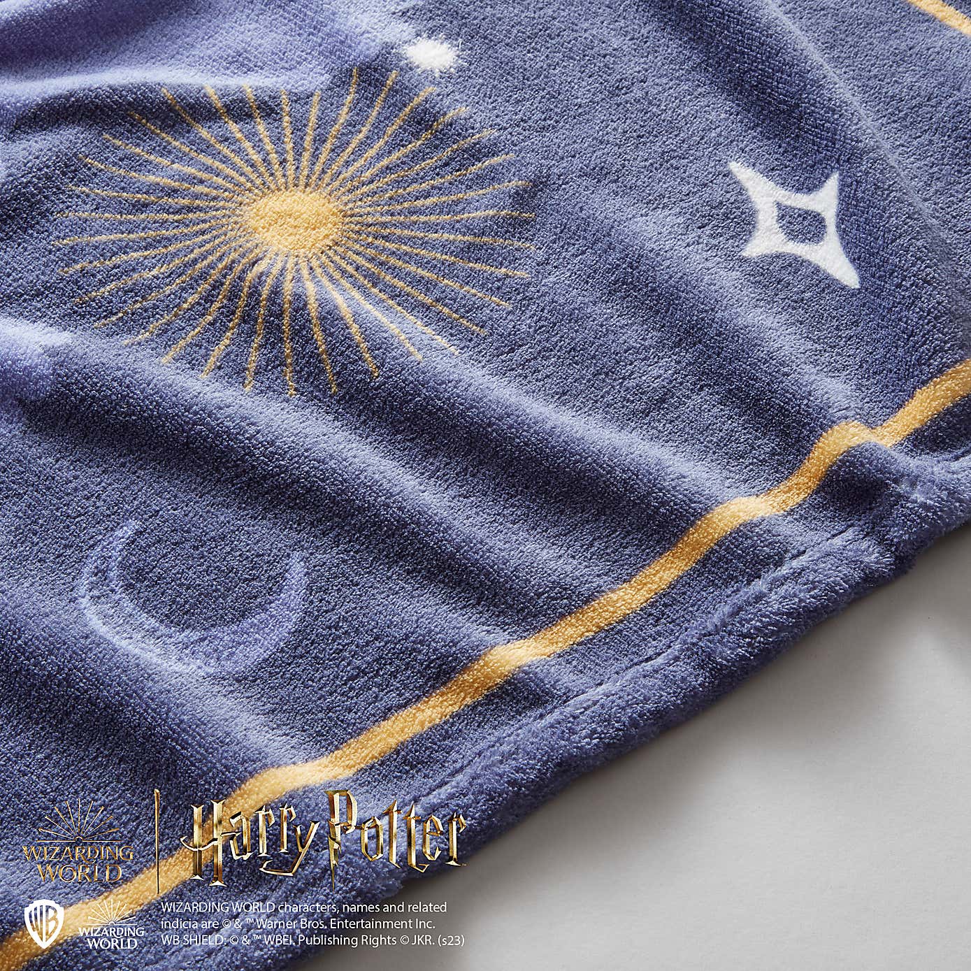 Harry Potter Hogwarts Navy Fleece Blanket