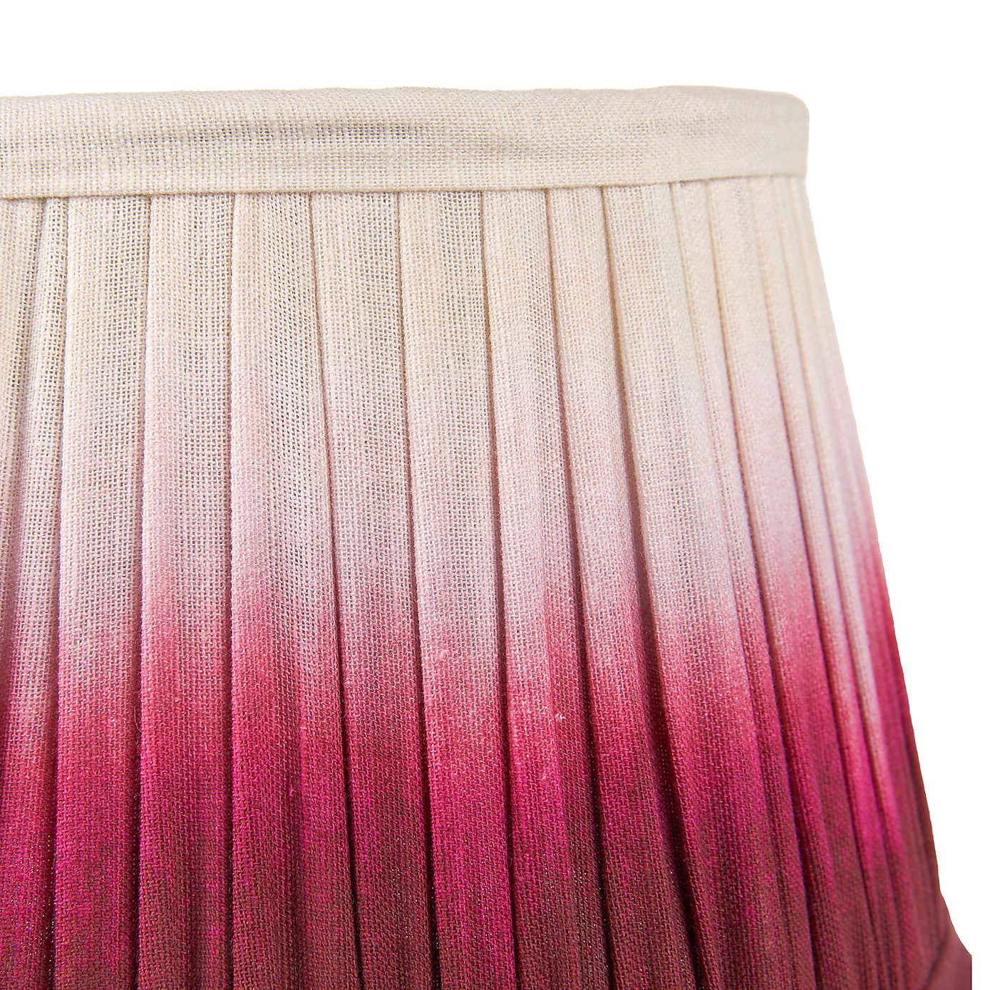 Scallop Ombre Soft Pleated Tapered Shade