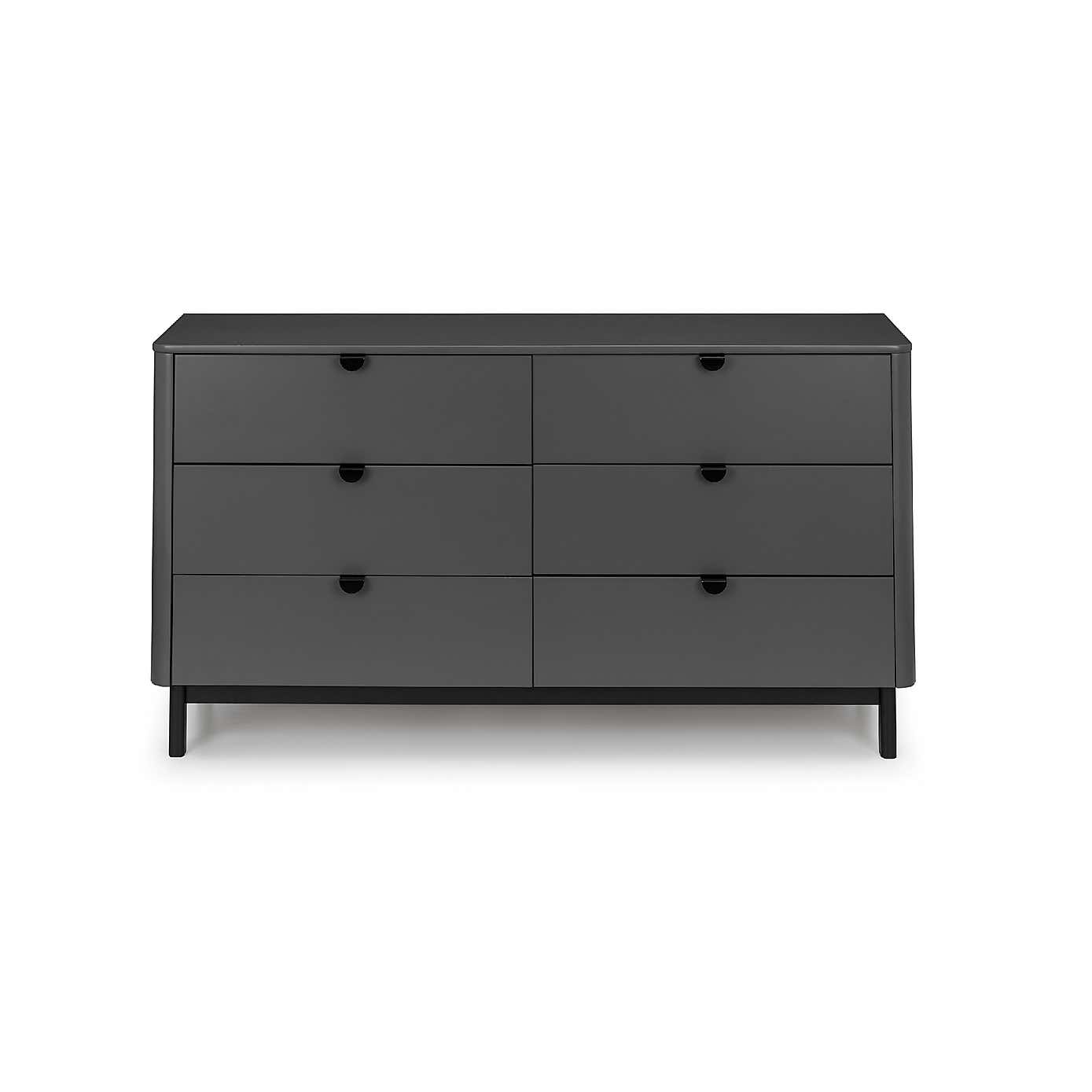 Chloe Wide 6 Drawer Chest