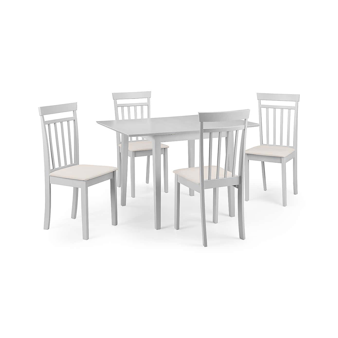 Rufford Square Dining Set with 4 Coast Chairs
