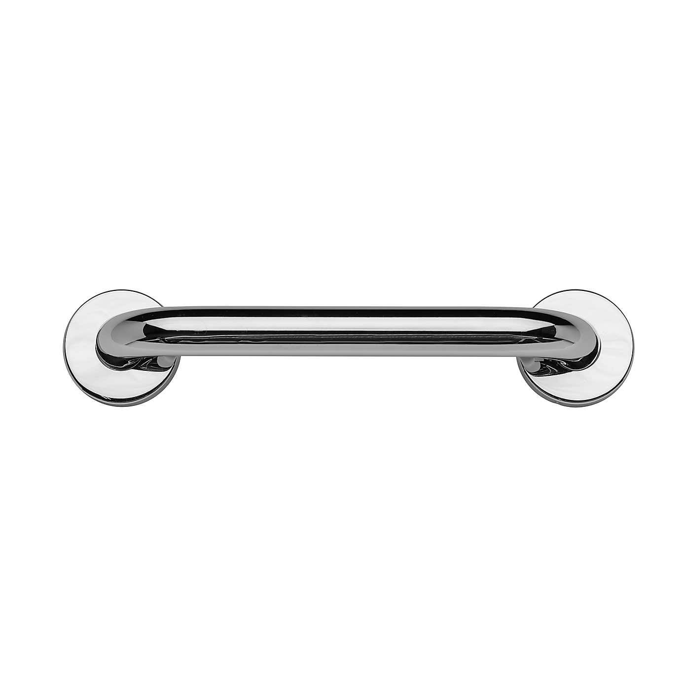 Silver Stainless Steel Grab Bar