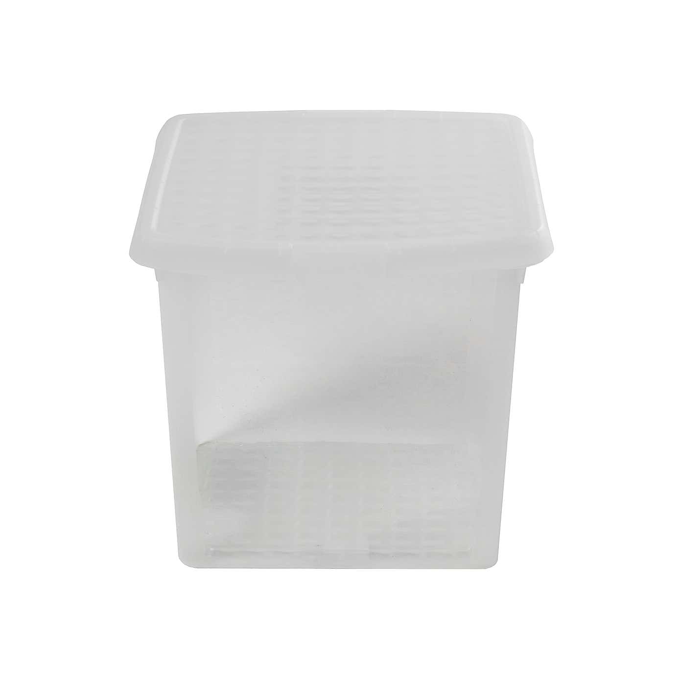 Wham Clip Pack of 4 Square Storage Boxes With Lids