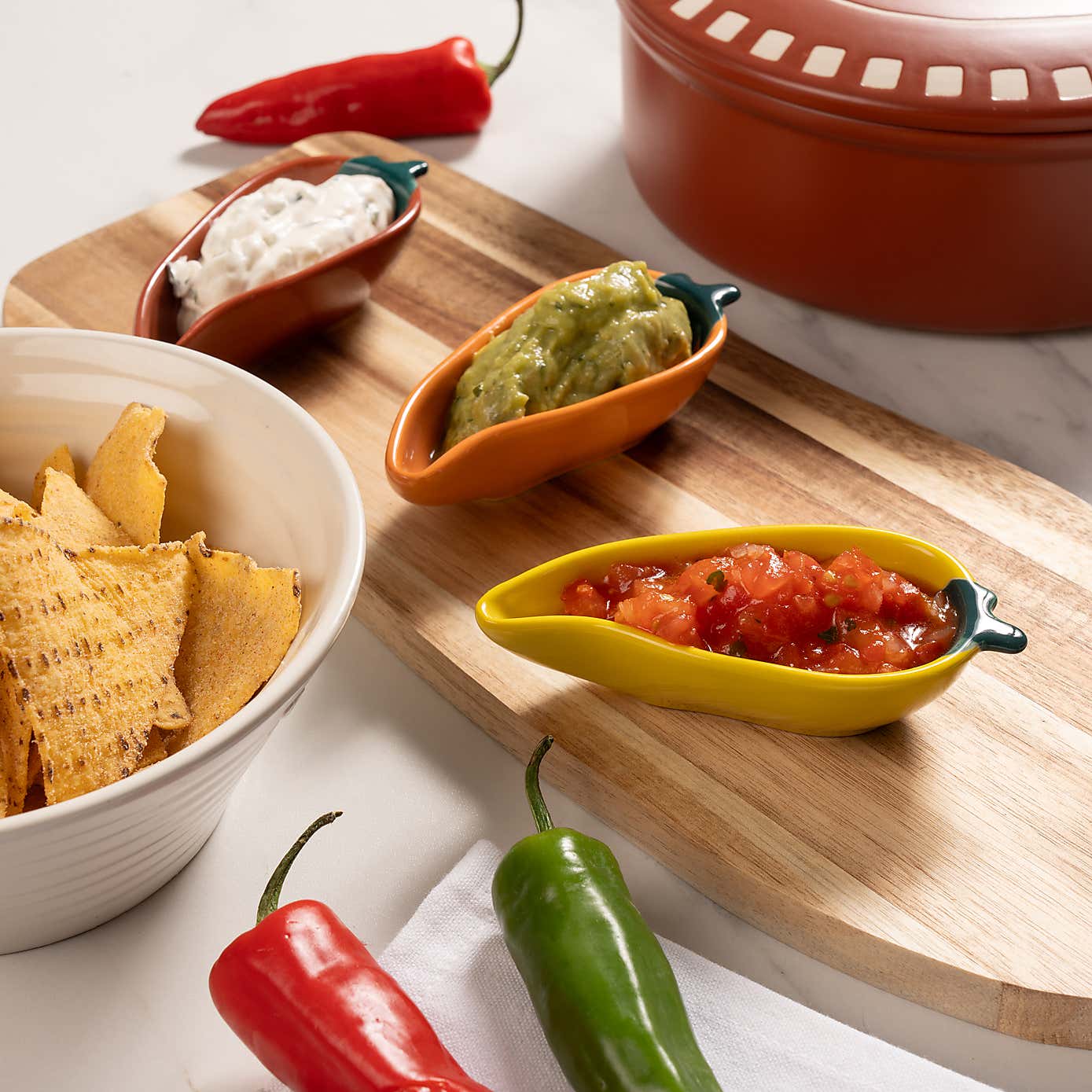 Chilli Shaped Dip Bowl