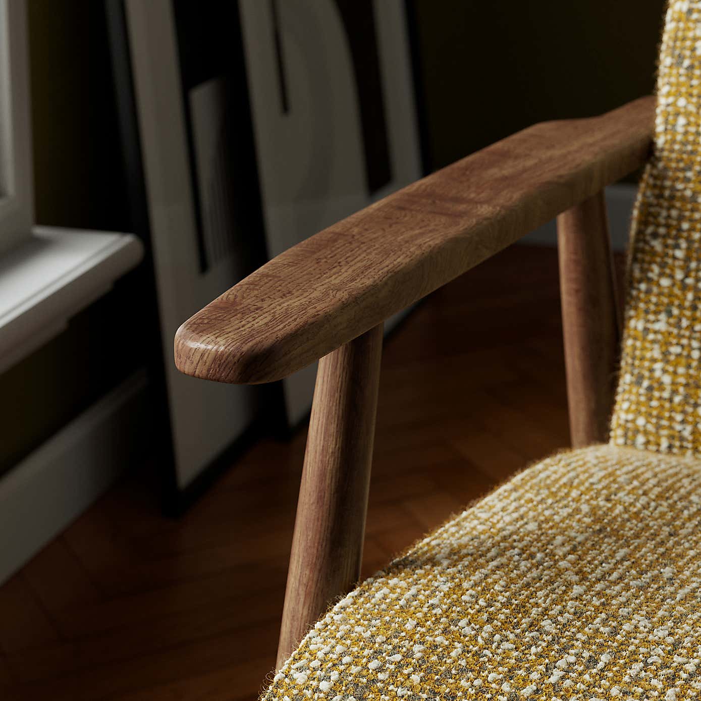 Quinn Textured Sherpa Occasional Armchair