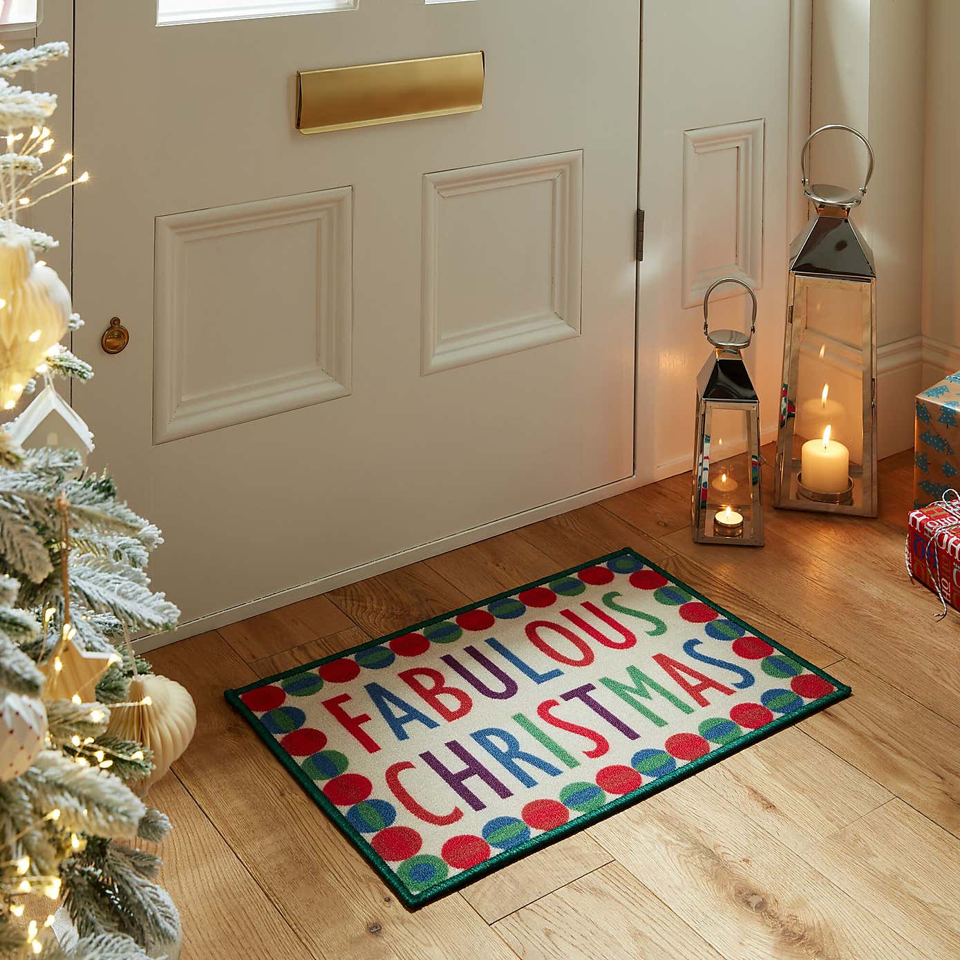 Fabulous Text Washable Indoor Doormat