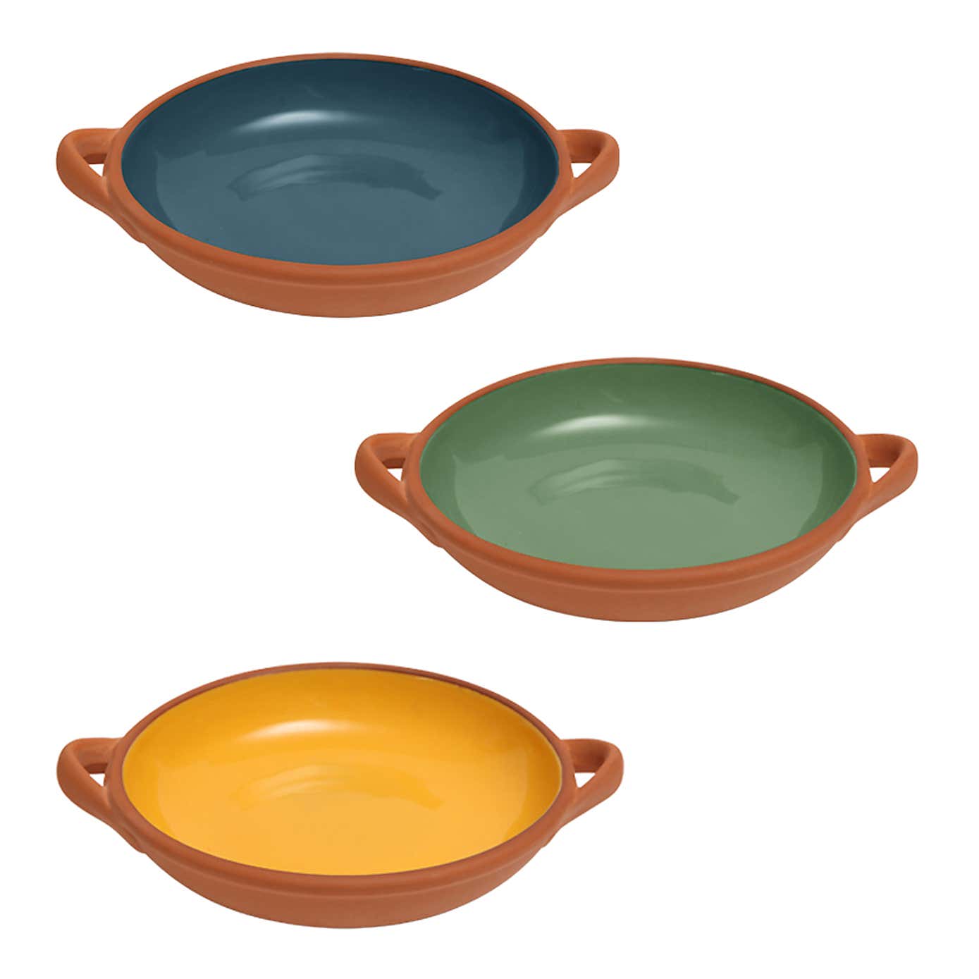 Dexam Sintra Large Glazed Terracotta Tapas Dish