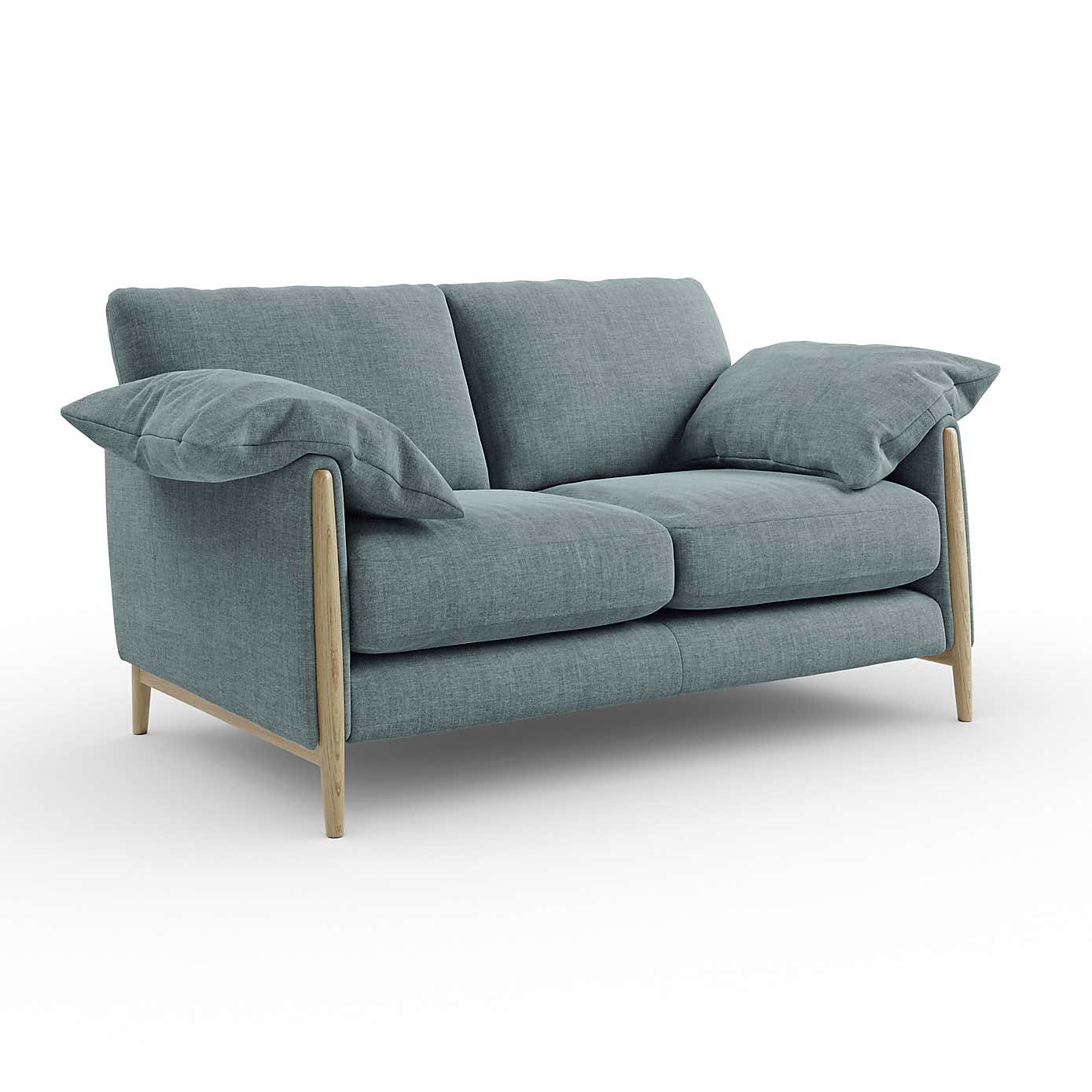 Hector Tonal Plush Chenille 2 Seater Sofa