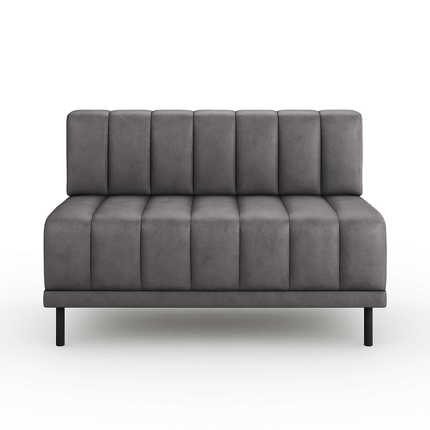 Amali Long Dining Bench, Faux Leather