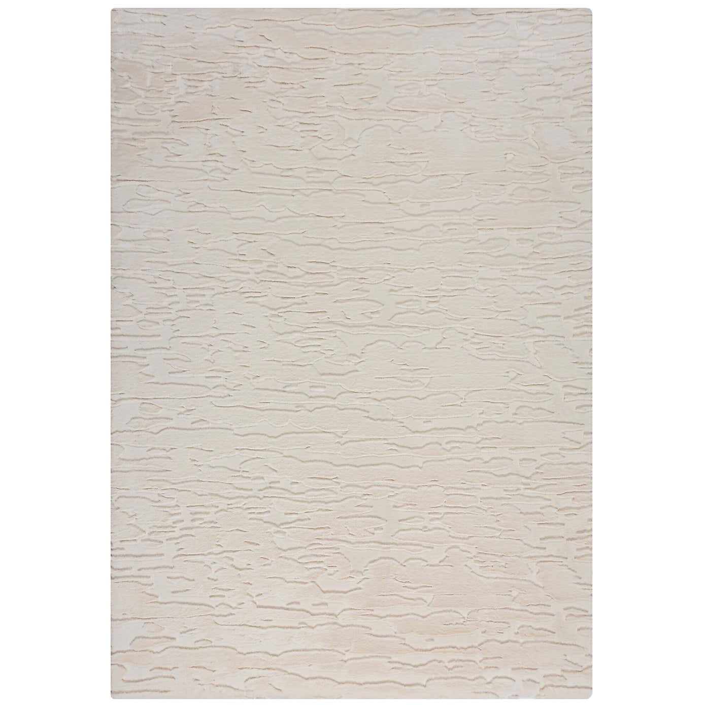 Adina Faux Fur Abstract Luxe Rug