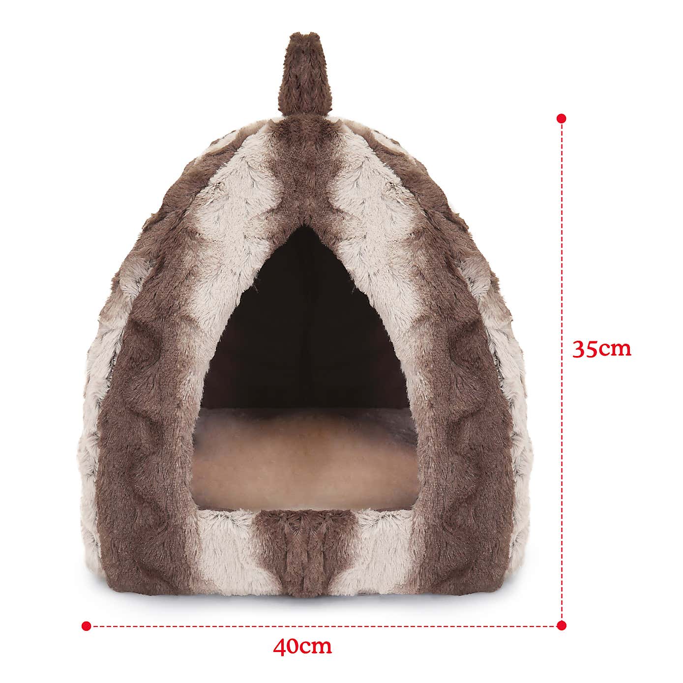 Rosewood Snuggle Pyramid Pet Bed