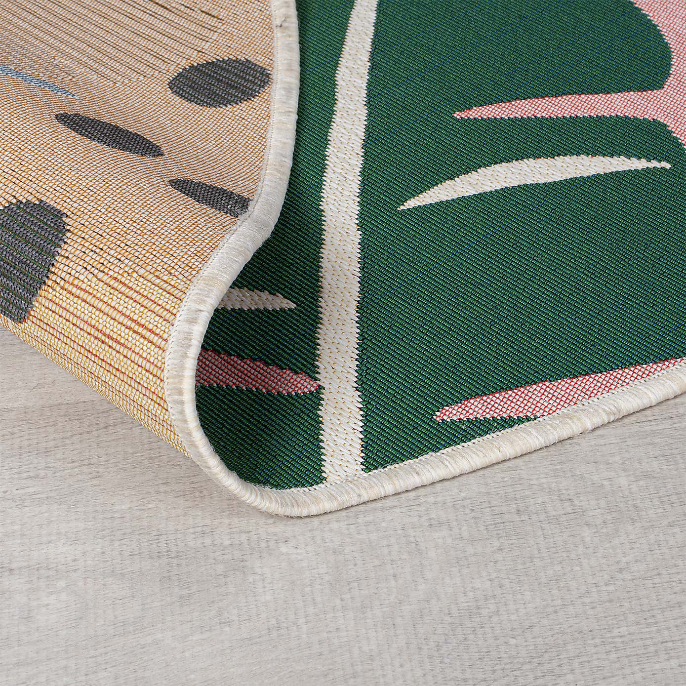 Hawaii Tropical Indoor Outdoor Circle Rug