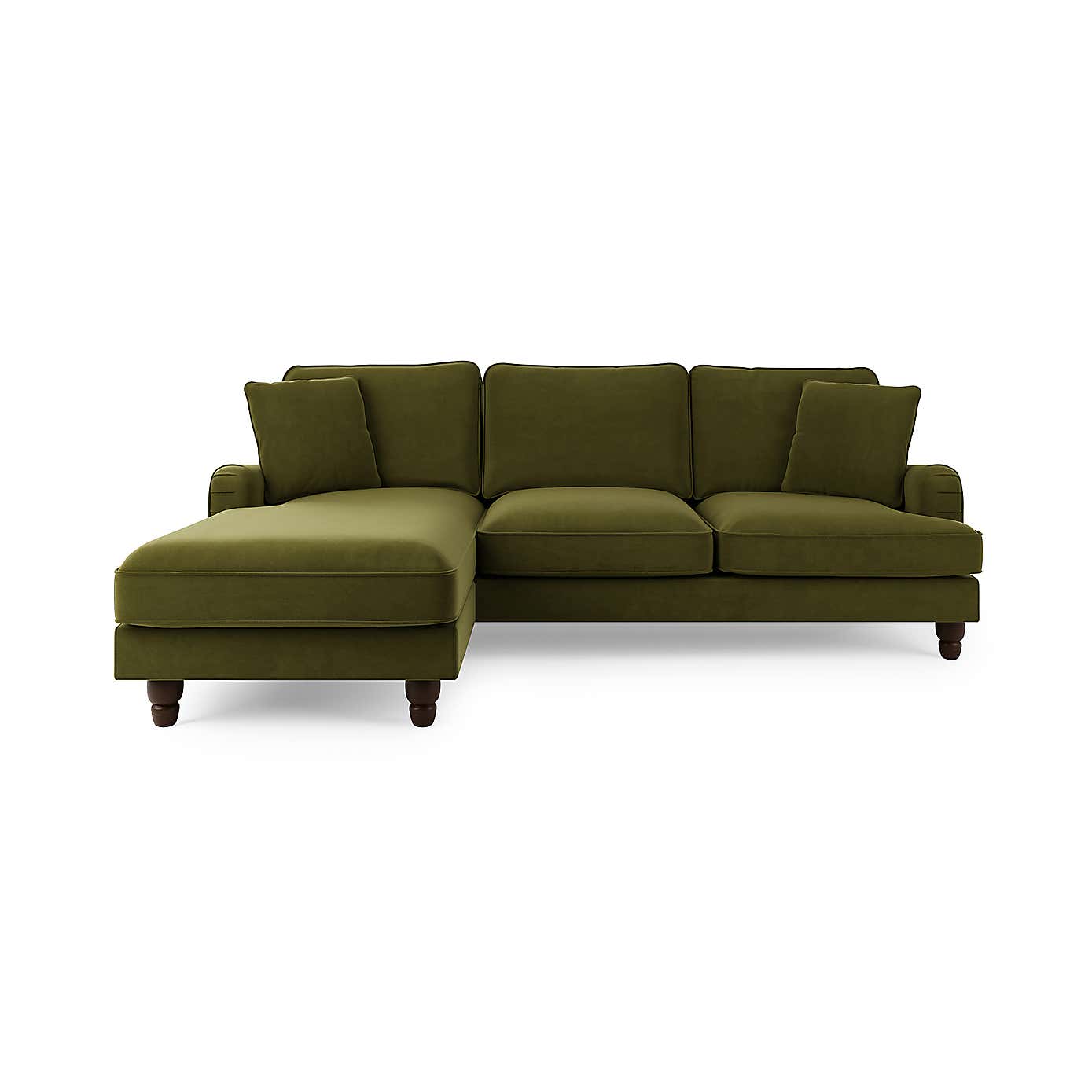 Beatrice Velvet Left Hand Corner Sofa