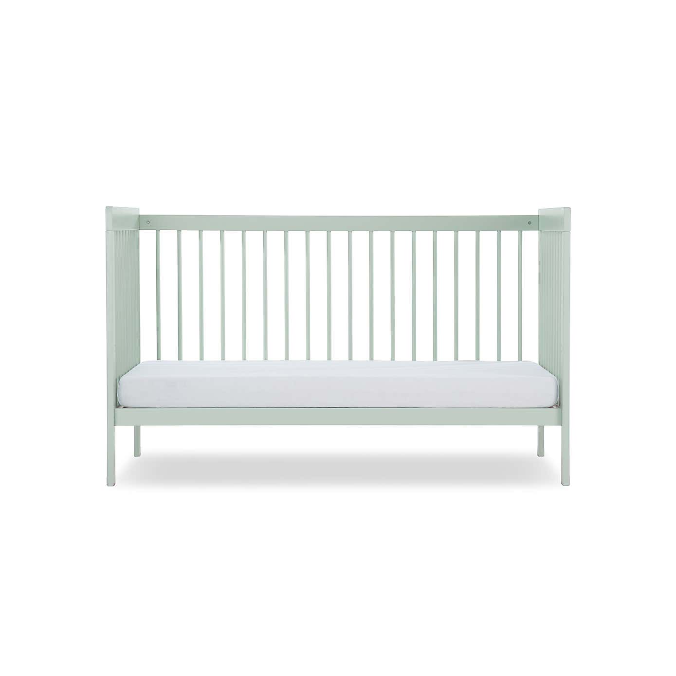 CuddleCo Nola Cot Bed, Painted Pine
